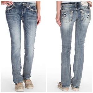 Miss Me I Straight Stretch Jean